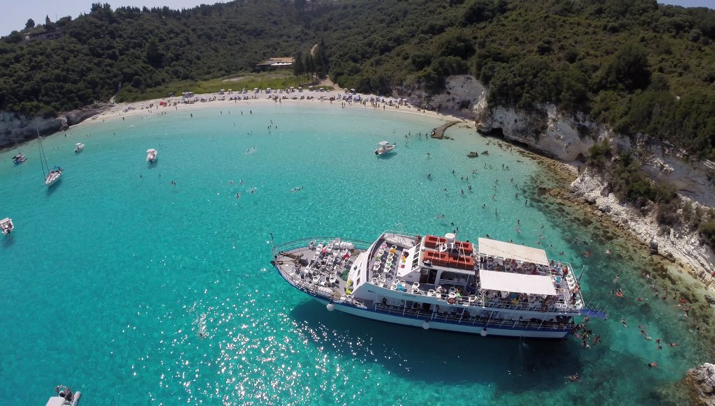 PAXOSANTIPAXOS day cruise from corfu Niakas Travel