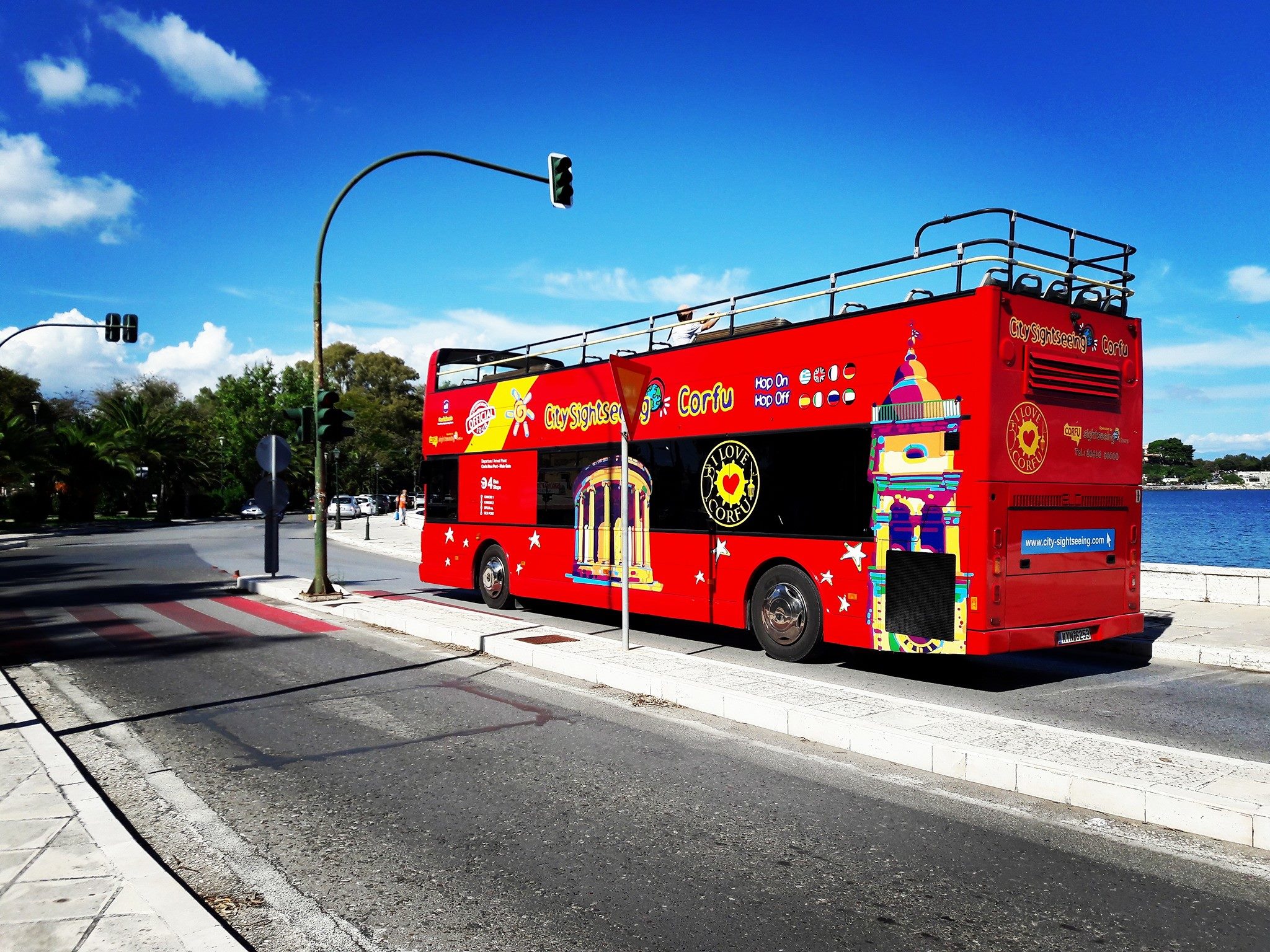 corfu city tour bus